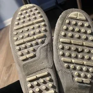 Cole Haan | Shoes | Cole Haan Nubuck Driving Shoe Light Grey  display picture 1